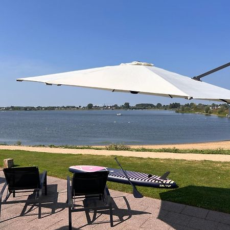 Luxe Chalet Direct Aan Het Water Met Strand Lith ภายนอก รูปภาพ